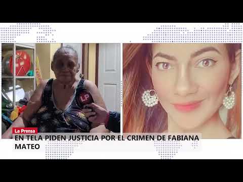 En Tela piden justicia por el crimen de Fabiana Mateo