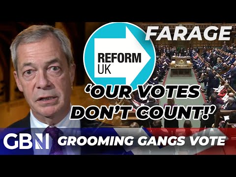 Nigel Farage Reveals HYPOCRISY As Reform Votes Were NOT COUNTED In Grooming Gang Inquiry Vote