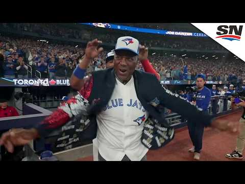 Joe Carter Throws The First Pitch Ahead Of World Series Game 2