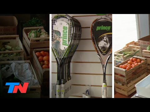 Reinventarse para sobrevivir en medio de la pandemia: de vender raquetas de tenis a vender verdura