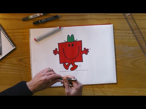 marksandspencer.com & Marks and Spencer Voucher Code video: M&S | How to draw Mr. Strong with Adam Hargreaves.