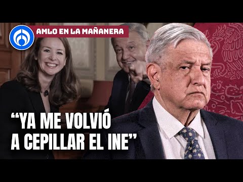 AMLO se va contra el INE por bajarle entrevista con Inna Afinogenova