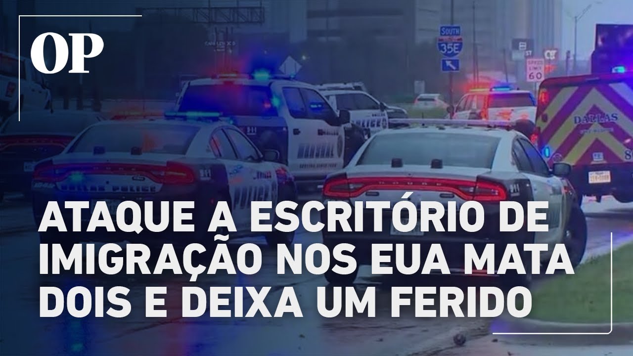 Ataque a tiros em escritório de imigração nos EUA deixa dois mortos e um ferido