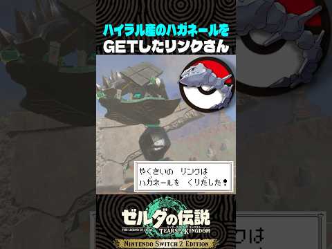 ハイラル産のハガネールをGETしたリンクさん【ゼルダの伝説 ティアキン】