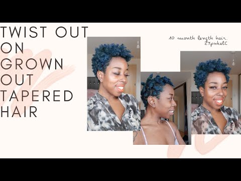 My twist out from 10 months Growth.  #lockdown #twistout