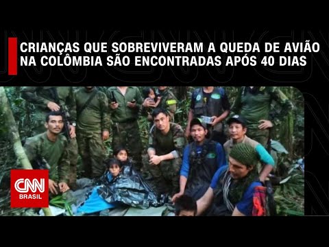 Crianças que sobreviveram a queda de avião na Colômbia são encontradas após 40 dias | LIVE CNN