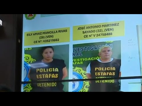 Policía Nacional logra desarticular banda que realizaba estafas con váucher falso