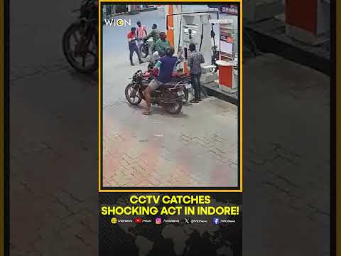 Indore: Bikers Throw a Matchstick On a Petrol Pump After Not Getting Petrol | WION Shorts