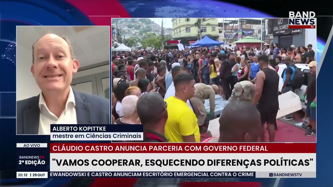 Cláudio Castro anuncia parceria com Governo Federal | BandNews TV  TV Online Cláudio Castro anuncia parceria com Governo Federal | BandNews TV