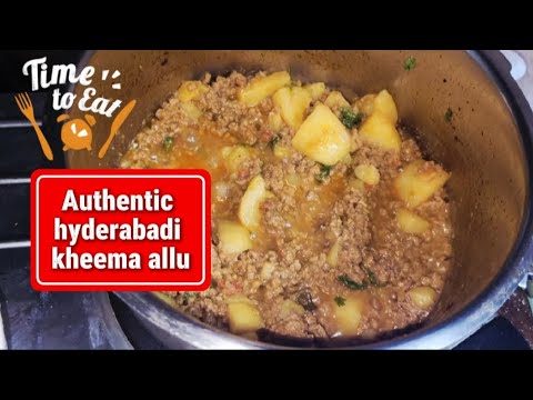 Authentic Hyderabadi Kheema Allu | Kam masalon me bana hai kheema allu #viral #authentic 