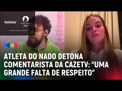 ATLETA DETONA COMENTÁRIO DA CAZÉTV APÓS FALA POLÊMICA