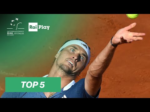 La Top 5 di Zverev - Fritz - Internazionali BNL d'Italia 15/05/2024