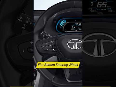 Flat Bottom Steering Wheel | For More Ergonomic Grip & Better Legroom | Tata Tiago.ev