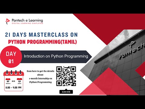 Day 01 – Introduction To Python Programming And Installation