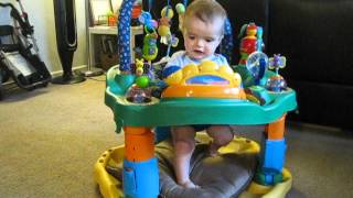 When can you put baby hot sale in exersaucer