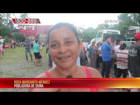 Gobierno entrega láminas de zinc a familias en Siuna, Prinzapolka y Rosita – Nicaragua