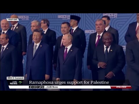 16th BRICS Summit | Ramaphosa urges support for Palestine