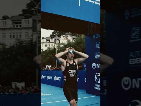 What. a. debut. Expect the unexpected Oliver Conway 🙌 #WTCSKarlovyVary 🇨🇿 #Triathlon