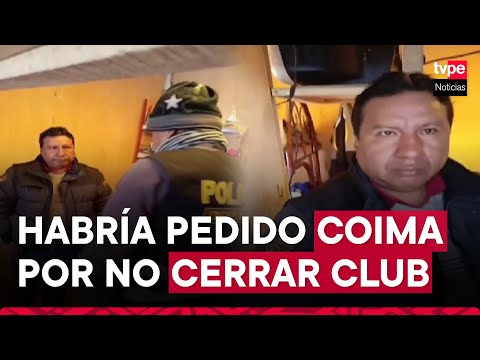 Puno: dictan 9 meses de prisión preventiva contra alcalde de La Rinconada acusado de pedir coima