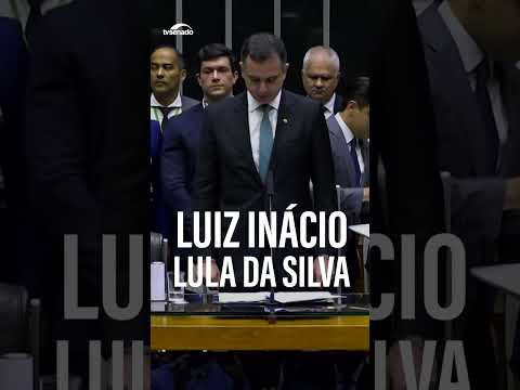 #Shorts - Presidente do Congresso, Rodrigo Pacheco, empossa Lula e Alckmin