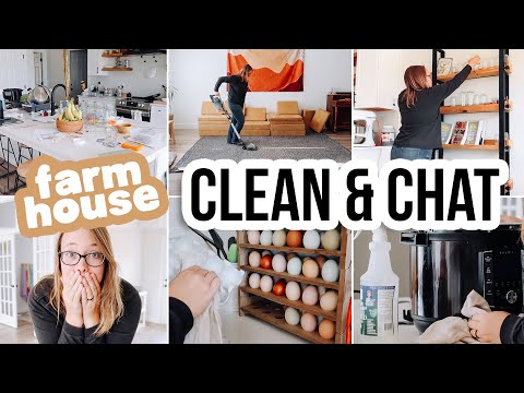 FARM HOUSE CLEAN WITH ME! // + Vegan to Carnivore Chat