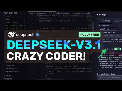 FREE Deepseek V3.1 Coder: RIP 3.7 SONNET! This NEW AI Coder is JUST WHAT YOU NEED!