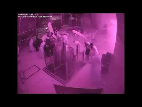 CCTV shows moment of strike at King Khalid International Airport in Riyadh