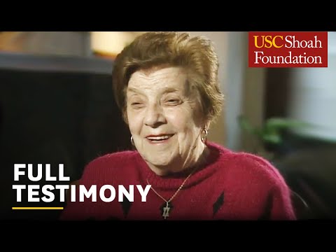 Jewish Survivor Rachel Rubin Full Testimony | USC Shoah Foundation