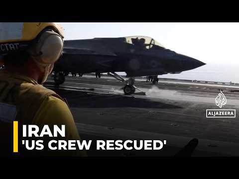 US media : Military has rescued one crew member from downed F-15E fighter jet in Iranian airspace