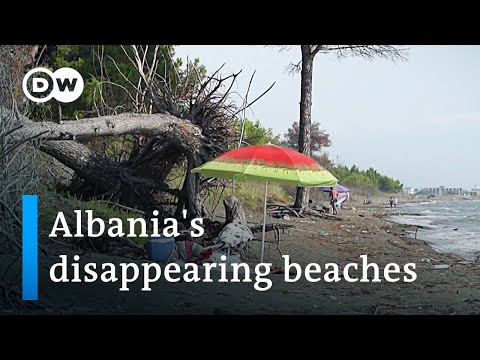 Why much of Albania's coastline is eroding | DW News
