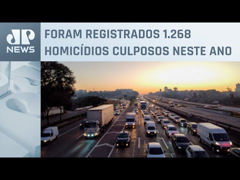 Mortes por acidentes de trânsito em SP sobem 12% em 2024