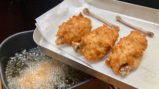 ヒョロヒョロ手羽中を鶏むね肉ドーピングマッチョ唐揚げにして実質プロテインをキメるだけの動画