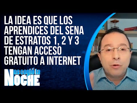 La Idea Es Que Los Aprendices Del SENA De Estratos 1,2y 3 Tengan Acceso Gratuito A Internet - NCN