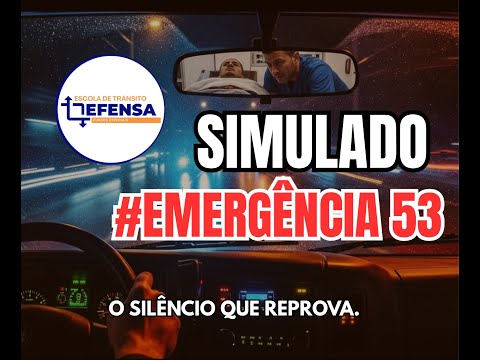 NÃO ERRE ISTO na Prova do DETRAN de Emergência (Questão Comentada). Simulado