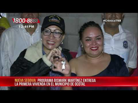 Entregan primera vivienda Bismarck Martínez en Ocotal - Nicaragua
