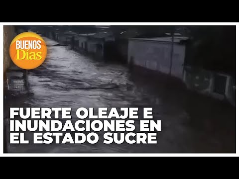 Fuertes lluvias e inundaciones en Cumanacoa, estado Sucre
