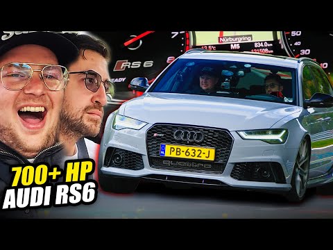 NO BRAKES! ANGRY 700+ hp Audi RS6 C7 // Nürburgring