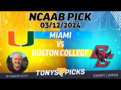 Miami (FL) vs. Boston College 3/12/2024 FREE College Basketball Picks and Predictions by Ramon Scott