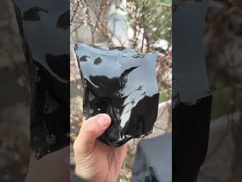 7 Lb 2 Oz High Grade Big Raw Black Obsidian
