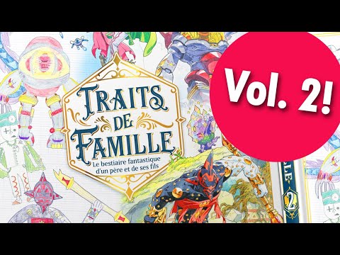 NOTRE NOUVEAU LIVRE de dessins - TRAITS DE FAMILLE vol.2