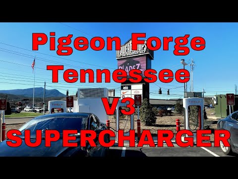 Tesla V3 Supercharger Pigeon Forge, TN