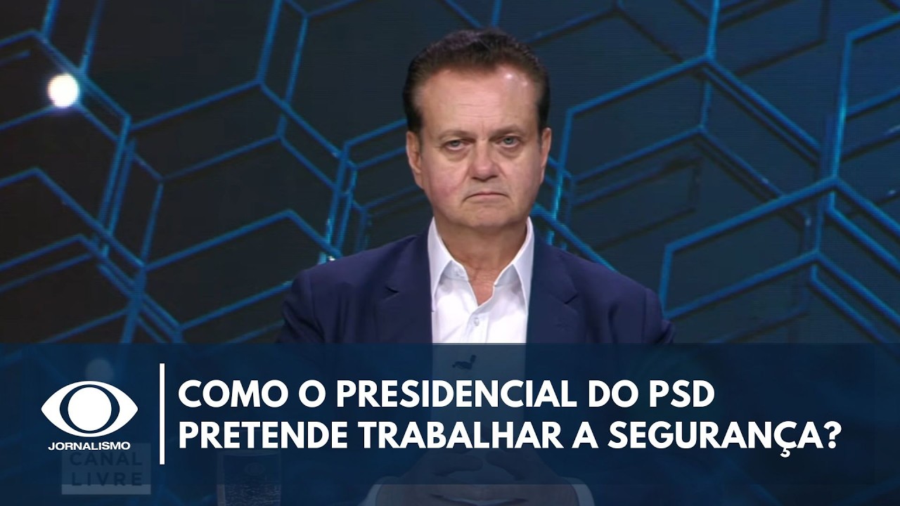 Como o presidencial do PSD pretende trabalhar a segurança? Kassab explica | Canal Livre