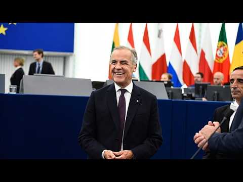 EU - Canada: Standing ovation for Mark Carney at European Parliament