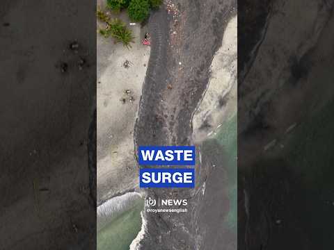 ❌ Waste floods Colombia’s Santa Marta Bay after heavy rains