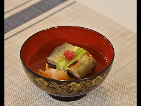 第2回料理講習会（那珂川の鮎と夏野菜の博多清まし仕立て）