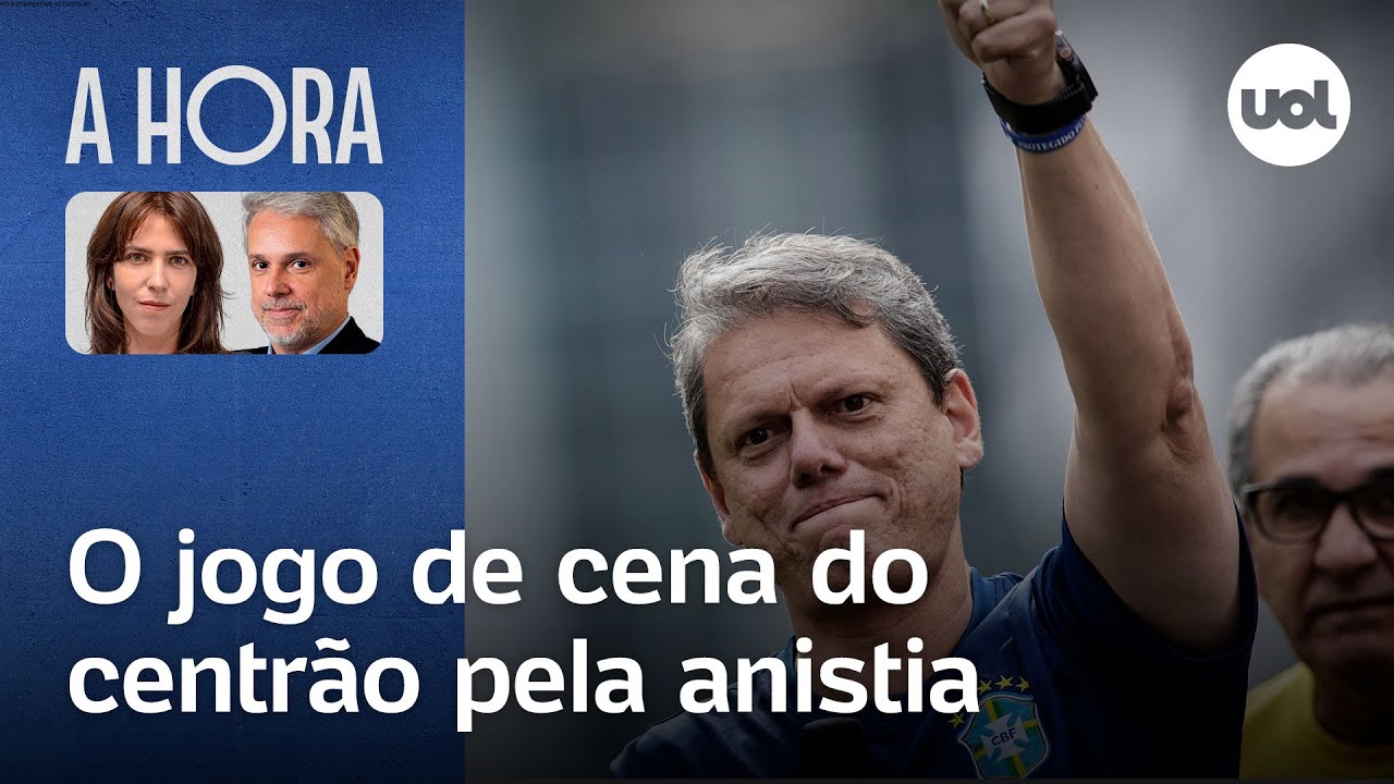 Tarcísio faz lobby em meio a jogo de cena do centrão por anistia | Toledo e Thais Bilenky