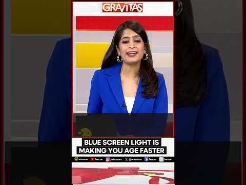 Blue Screen Light Is Making You Age Faster? | Gravitas | WION Shorts