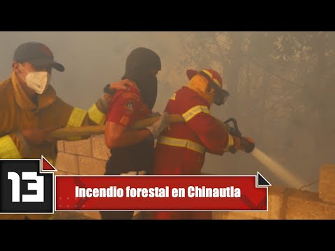 Incendio forestal en Chinautla