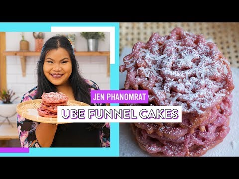 Ube Funnel Cake | Good Times with Jen