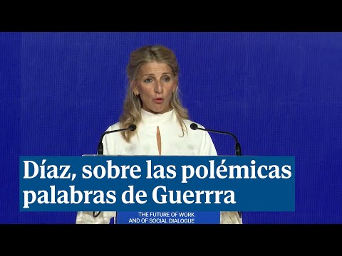 Yolanda Díaz reacciona a las polémicas palabras de Alfonso Guerra: Se acabó con el machismo